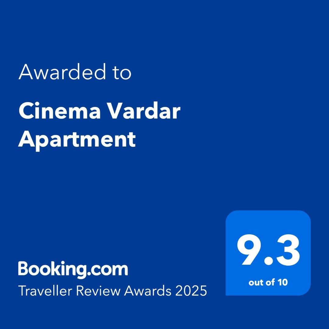 Cinema Vardar Apartment Szkopje Kültér fotó